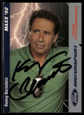 Signed 1992 Maxx Ford Motorsport #18 Kenny Bernstein IP Auto - Image 1 of 2