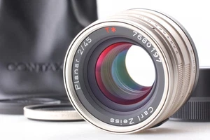 [ Top MINT w/ pouch ] Contax Carl Zeiss Planar T* 45mm F2 for G1 G2 From JAPAN - Picture 1 of 9