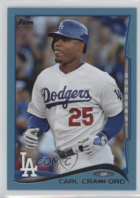 2014 Topps Wal-Mart Blue Carl Crawford #566 - Image 1 of 2