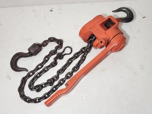 CM Chisholm-Moore 2 Tonnen? 1-1/2 Tonne? Hebezeug Abzieher manuell LESEN - Bild 1 von 20