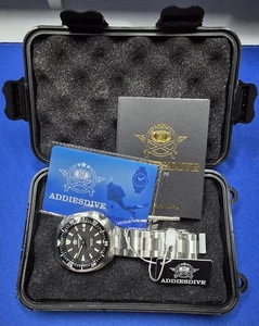 Addiesdive AD2507 Turtle Captain Willard Quartz Watch Black Diver 2025 USA  - Picture 1 of 14