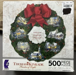 Rompecabezas Ceaco Christopher Radko 500 piezas corona de Navidad nuevo en caja - Imagen 1 de 5