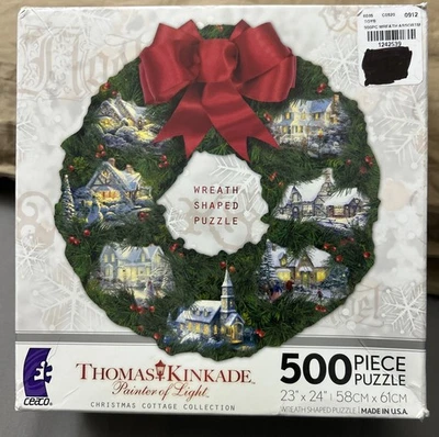 Rompecabezas Ceaco Christopher Radko 500 piezas corona de Navidad nuevo en caja Foto 1 de 4