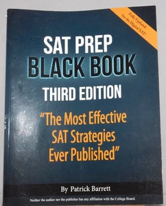 SAT Prep Black Book Third Edition Patrick Barrett Fully Updated for Digital SAT - Picture 1 of 7