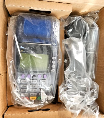 Verifone Omni 3750 US1 2MF/2M Payment Terminal Pin Pad Printer - NIB - Image 1 of 4