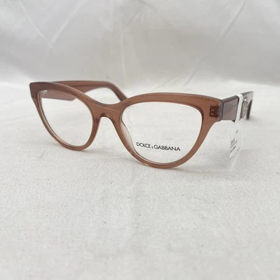 Dolce & Gabbana Mujer Ojo de Gato Gafas Gruesas DG3372 Transparente Rosa Multi Foto 1 de 4