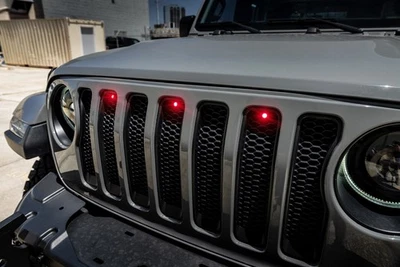 Oracle Lighting for Pre-Runner Style LED Grille Kit for Jeep Wrangler JL - Red - Image 1 of 4