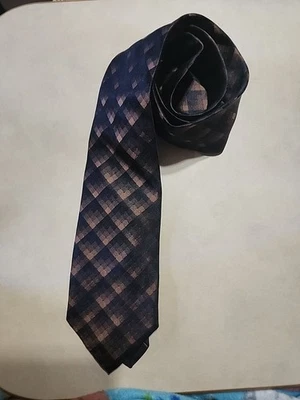 Corbata de vestir formal Merona para hombre 100 % seda negra cobre Foto 1 de 4