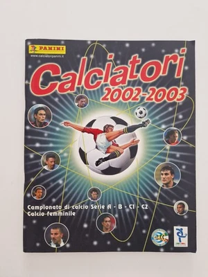 ALBUM FIGURINE CALCIATORI PANINI ANNO 2002/2003 INCOMPLETO ORIGINALE OTTIMO - Immagine 1 di 4