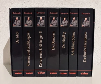 Dostojewski  Werke in 7 Bänden kompl. Komet-Verlag  sehr gut! ungelesen ELW - Bild 1 von 2
