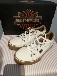 Harley-Davidson Z4056* Damen Weiß Canvas Torland Sneaker Gr. US 6,5 - Bild 1 von 5