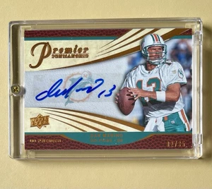 2008 UPPER DECK PREMIER PENMANSHIP DAN MARINO AUTHENTIC SIGNATURE CARD # 02/35 - Picture 1 of 5