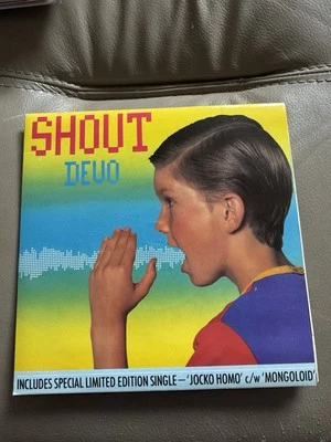 Devo - Shout - Used Vinyl Record 7 -Double pack - Image 1 of 4