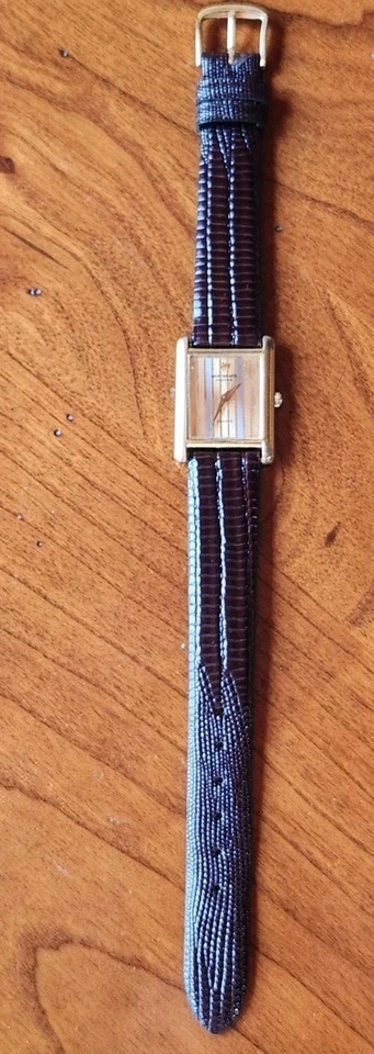 Raymond Weil 18k Gold EP Tank Must Style Women's Roman Classic Watch 80s Repair - Image 1 of 4