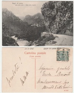 BAGNI DI LUCCA - VALLE DELLA LIMA - BALSO DELLA VERGINE - VIAGG. 1908 -33393- - Picture 1 of 1