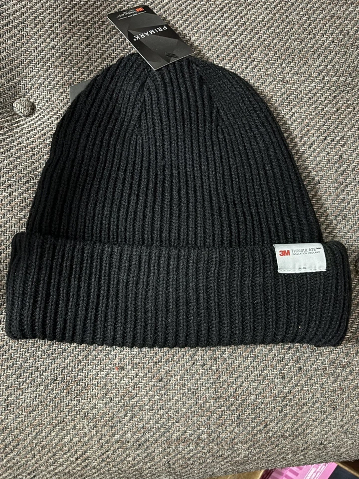 3M Thinsulated Mens Knit Black Hat Winter Beanie. One Size. New With Tags! - Image 1 of 1