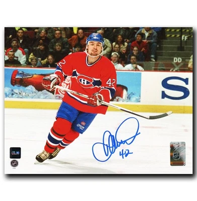 Darcy Tucker Montreal Canadiens Autographed 8x10 Photo - Image 1 of 2