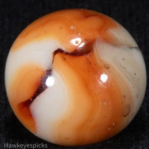 Heaton Agate Swirl Marble 5/8" Mint Hawkeyespicks sg - Picture 1 of 6