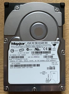 Maxtor 8C073J008115K Atlas 15K 73GB Ultra320 SCSI HDD - Picture 1 of 1