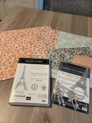 Stampin Up Stempelset +Stanzen+Papier Verliebt In Paris - Bild 1 von 4