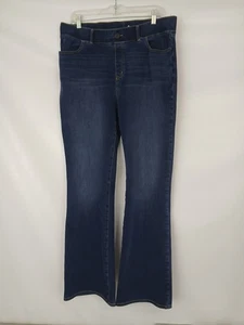 Betabrand Jeans Damen Plus 1X Flare Leg Dunkelblau Pull On Denim Freizeit Stretch - Bild 1 von 4