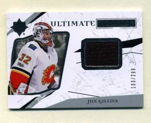 2017-18 Upper Deck Ultimate Rookies Jon Gillies Jersey Card (Flames) # 103/299 - Picture 1 of 1