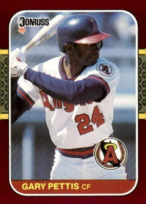 1987 Donruss Opening Day #10 Gary Pettis - Image 1 of 2