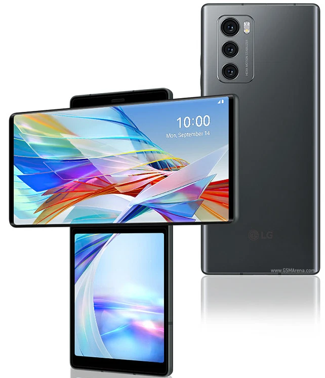 LG Wing 5G LM-F100VM AT&T solo 256 GB gris aurora caja abierta Foto 1 de 1