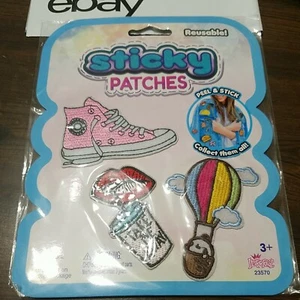 NOS 2017 IMPERIAL STICKY PATCHES 1-3 PACK HOT AIR BALLON TAKE ME AWAY CONVERSE - Bild 1 von 5