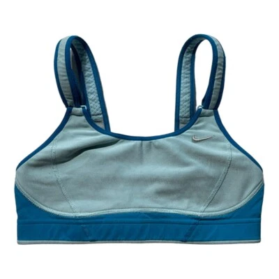 Sujetador deportivo Nike Dri-Fit talla pequeña soporte alto correa ajustable cierre espalda Foto 1 de 4