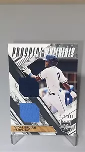 2019 Panini Elite Extra Edition Vidal Brujan Dual Prospect Materials Black /399 - Picture 1 of 4
