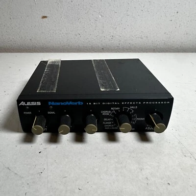 Alesis Nanoverb Black Musical Instruments 18-Bit Digital Effects Processor - Image 1 of 4
