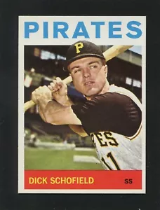 #284 DICK SCHOFIELD, Pirates - 1964 Topps: EX-MT+, confezione fresca, buona lucentezza 231015 - Foto 1 di 3