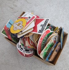 Beer Mats Job Lot Bundle Of Vintage Rare Approx 140 Mats inc Marlboro Guinness
