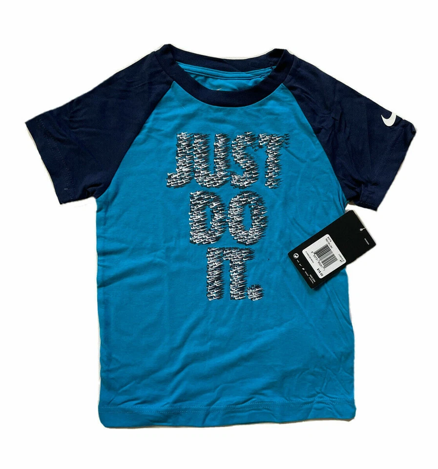 Boys nike blue just do it tshirt size 4T