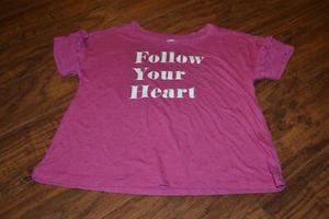 G9- Crazy 8 Follow Your Heart Viscose/Polyester Top Size Girls Medium (7-8) - Picture 1 of 3