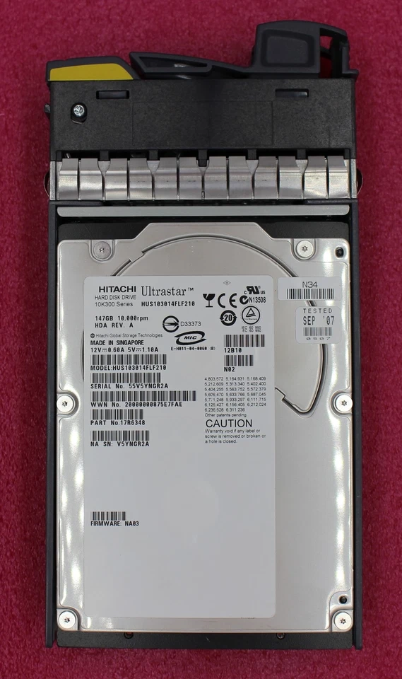 NetApp 146GB FC HDD in Caddy - Image 1 of 1