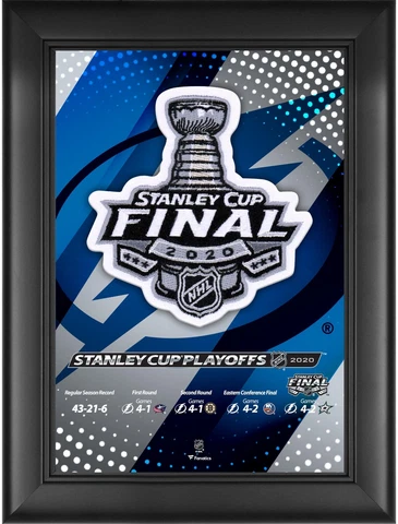 Lightning 2020 SC Champs FRMD 5" x 7" Collage with 2020 SC Champs Jersey Patch Cover