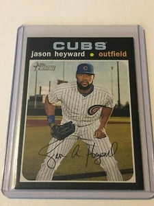 2020 Topps Heritage Short Print SP Jason Heyward #427 Chicago Cubs MLB - Picture 1 of 2