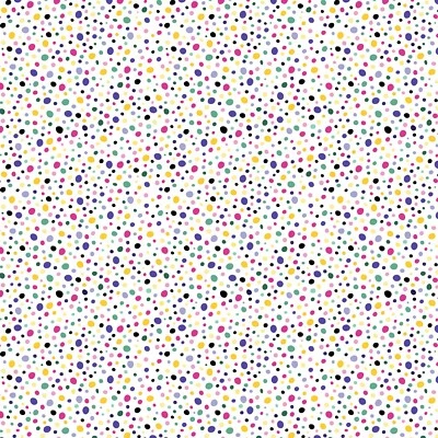 Leezawork 白色甜豆拥抱和追求面料 44 英寸宽 Dear Stella BTY — 第 1/3 张图片