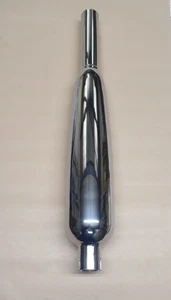 TRIUMPH 6T TR6 T120 EXHAUST SILENCER MUFFLER 1963-70 OE NUMBER 70-5866 UK MADE - Picture 1 of 5
