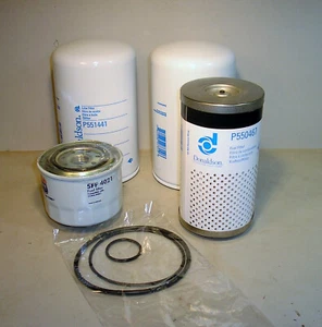 HINO 238, 268, 268A, 338 FILTER KIT 4 PIECE 2 Oil 2 Fuel Fits 2011 – 2020 - Picture 1 of 1