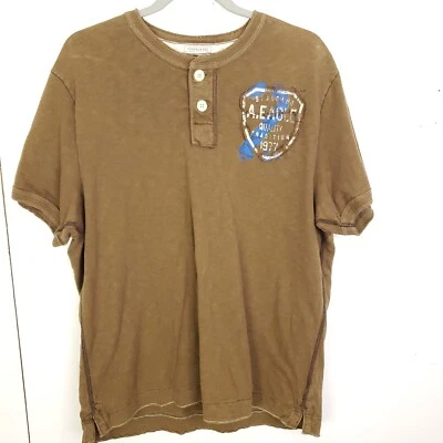 Camisa American Eagle Para Hombres XL Manga Corta Calce Vintage Y2K Burnout Grunge Patinador Foto 1 de 4