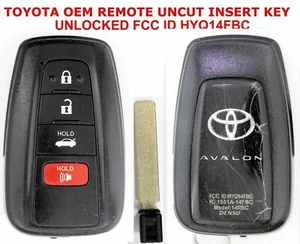 UNLOCKED OEM 2020-2022 TOYOTA AVALON REMOTE SMART KEY FOB HYQ14FBC 8990H-07070 - Picture 1 of 1