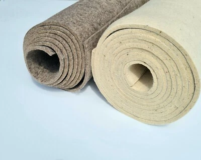 Filz 100% Schurwolle Schafwolle Wollfilz Filzmatte Meterware Natur Produkt - Bild 1 von 3