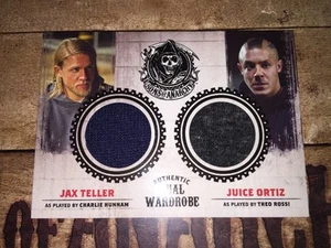 Sons Of Anarchy Authentic Dual Wardobe Card Of Jax Teller & Juice Ortiz. #DM3. - Picture 1 of 9