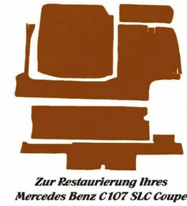 Cognac Loop  trunk carpet for Mercedes C107 SLC 280 350 380 450 500 71 -80 - Picture 1 of 1