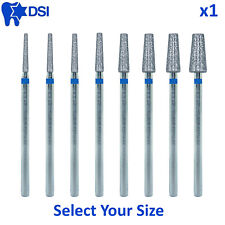1 DSI Dental Diamond Low Speed Handpiece Flat End Taper Burs Drill Bit