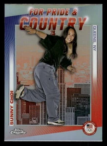 2024 Topps Chrome US OLYMPIC SUNNY CHOI FOR PRIDE & COUNTRY #PC-9 - Picture 1 of 2