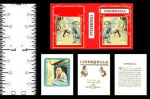 MINIATURBUCH CINDERELLA JOHN R.NEILL PUPPENHAUS MASSSTAB 1:12 - Bild 1 von 1